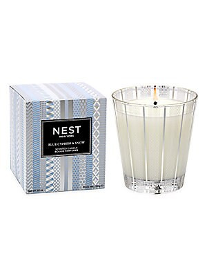 Blue Cypress & Snow Scented Candle | Saks Fifth Avenue