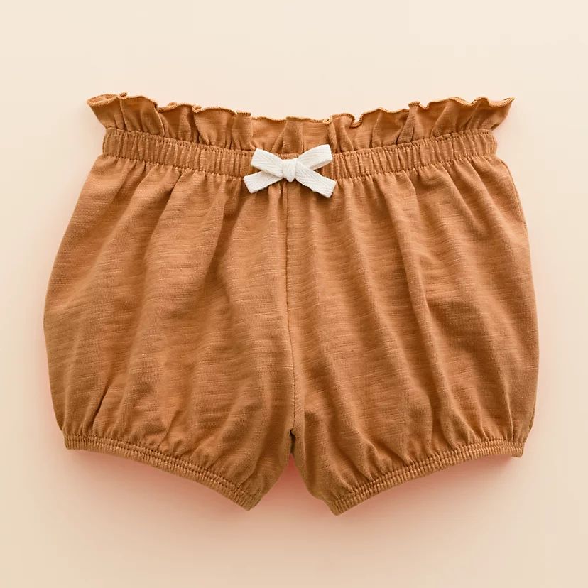 Baby & Toddler Girl Little Co. by Lauren Conrad Organic Ruffled Bubble Shorts | Kohl's