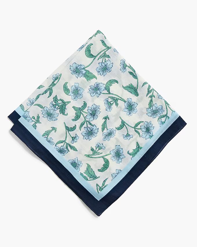 Cotton bandana scarf | J.Crew Factory