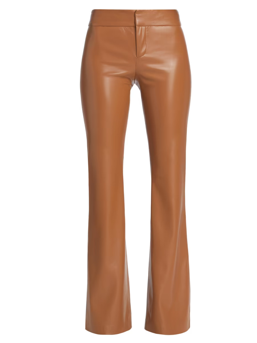 Olivia Faux Leather Bootcut Pants | Saks Fifth Avenue