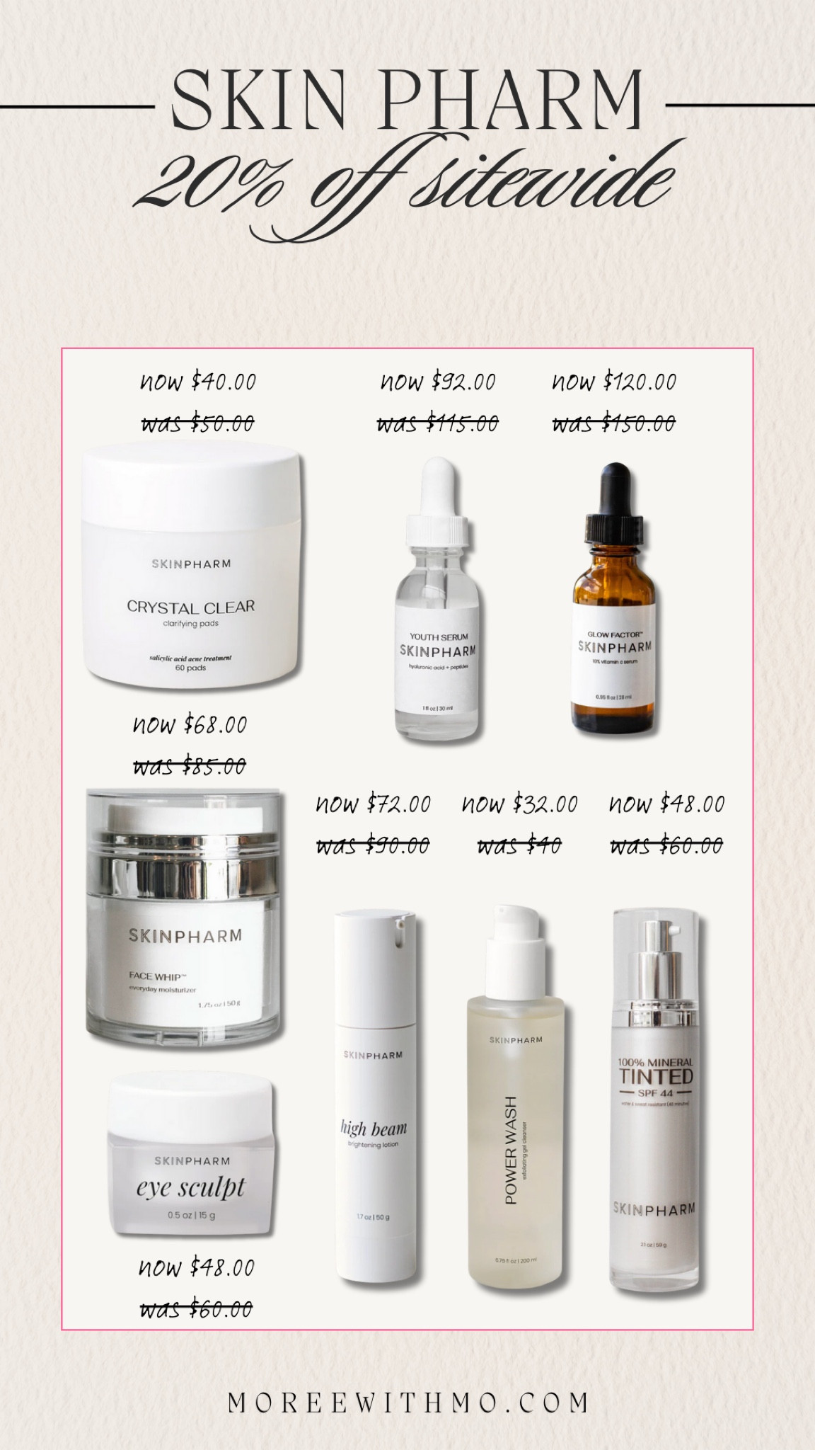 20% off of Skin Pharm!! I use & LOVE all of these products! 

Skincare 
Black Friday 
Moreewithmo 
Gift guide 
Gifts for her 

#LTKHoliday #LTKGiftGuide #LTKCyberWeek