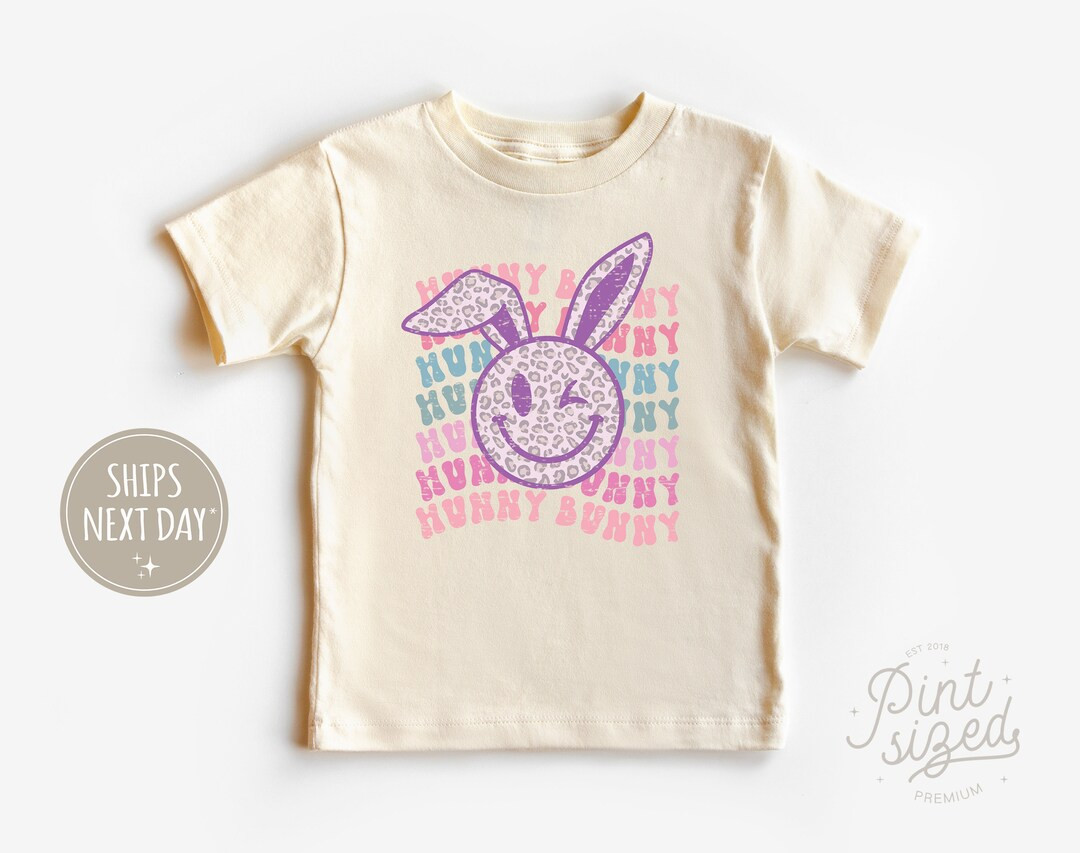 Hunny Bunny Toddler Shirt  Retro Easter Kids Shirt  Girls - Etsy | Etsy (US)