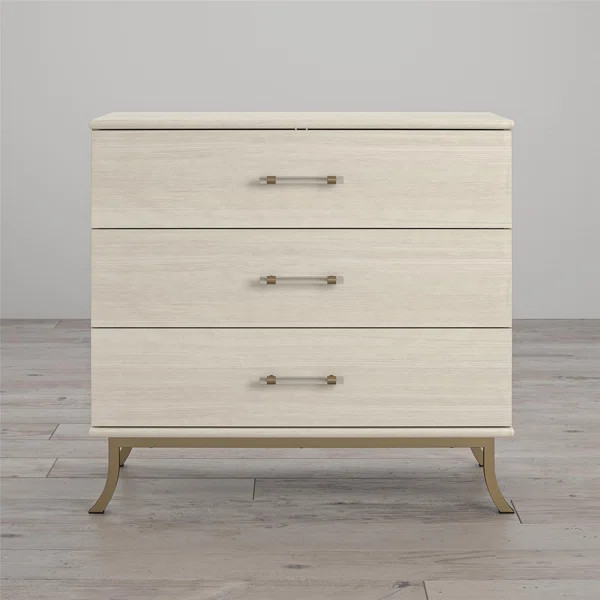 Monarch Hill Clementine 3 Drawer Dresser | Wayfair North America