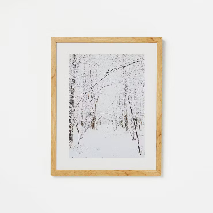 16" x 20" Forest Framed Under Plexi Poster Prints White - Threshold™ designed with Studio McGee | Target