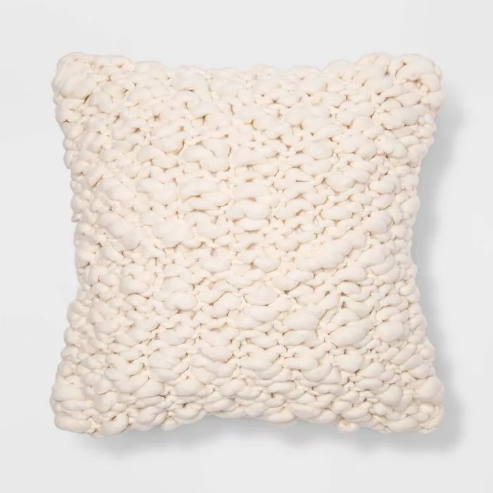 Chunky Weave Square Throw Pillow - Project 62™ | Target