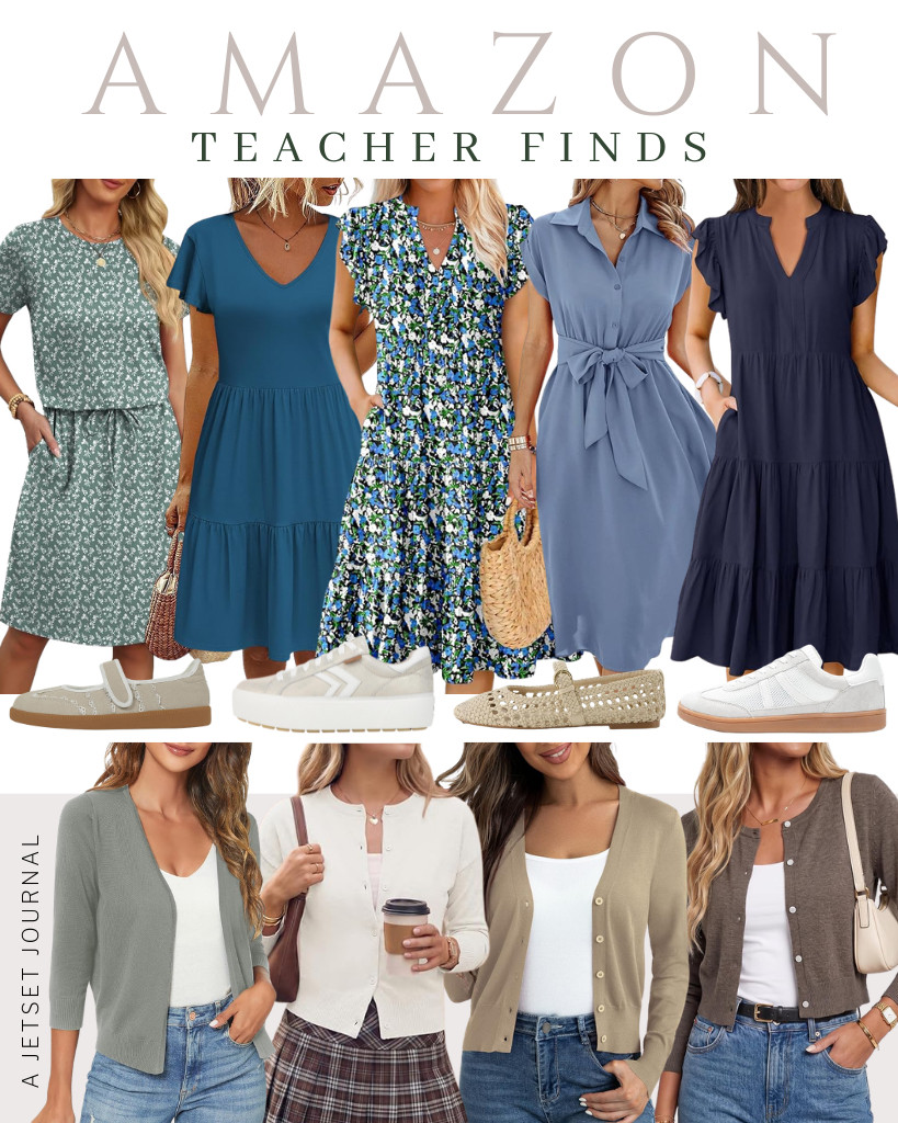 We are loving these Teacher Outfit Ideas! These lovely dresses from HOTOUCH, OFEEFAN, and ANRABESS are a comfy fit for everyday. Dr. Scholl’s Young and Free sneakers and Rosella Carlie fashion sneakers are perfect footwear for these outfits. You can also layer with these stylish cardigans from Urban CoCo, Ahlaray, or GRACE KARIN. 

 #LTKSeasonal #LTKSaleAlert #LTKTravel