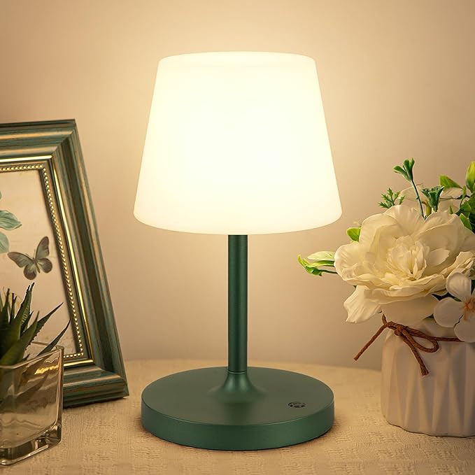 Kakanuo Green Cordless Shower Lamp Waterproof, Rechargeable Cordless Lamp with 4000mAh Battery, T... | Amazon (US)