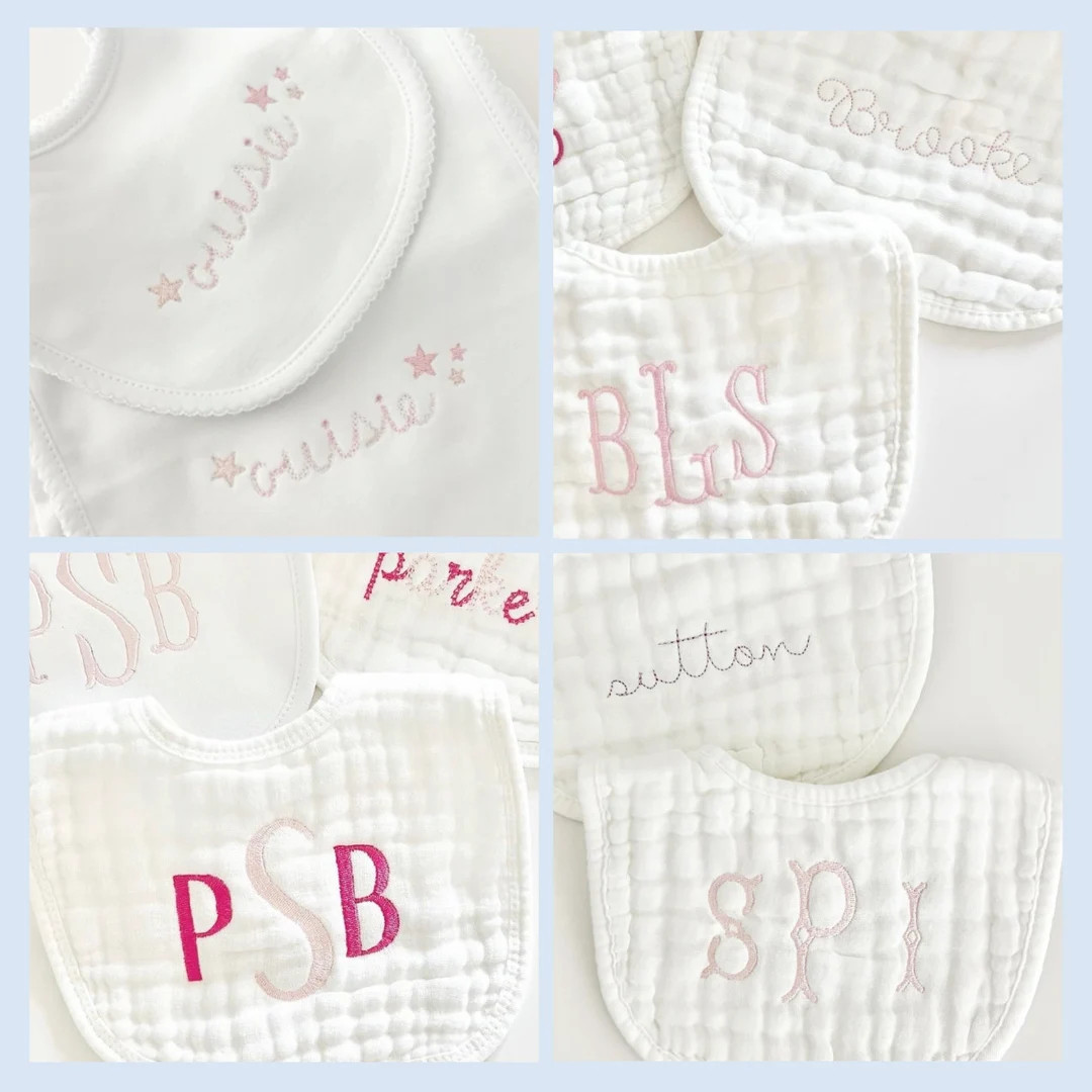 Girls Baby Bib | Etsy (US)