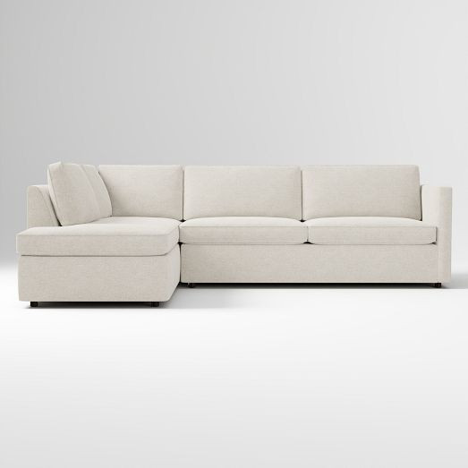 Harris 2-Piece Bumper Chaise Sectional (100"–116") | West Elm (US)