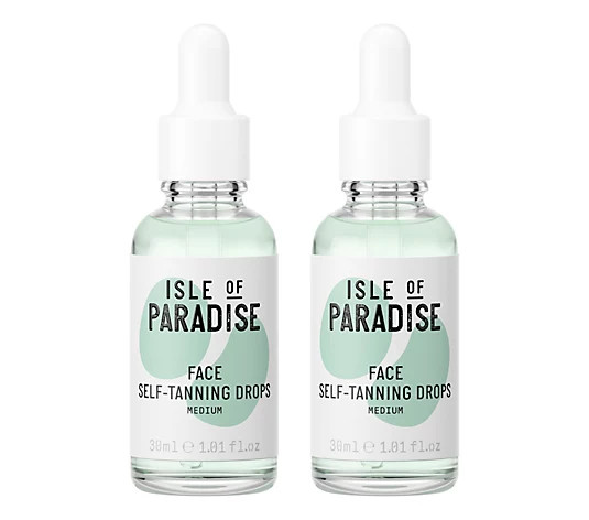 Isle of Paradise Self-Tanning Holiday Edition Drops Duo | QVC