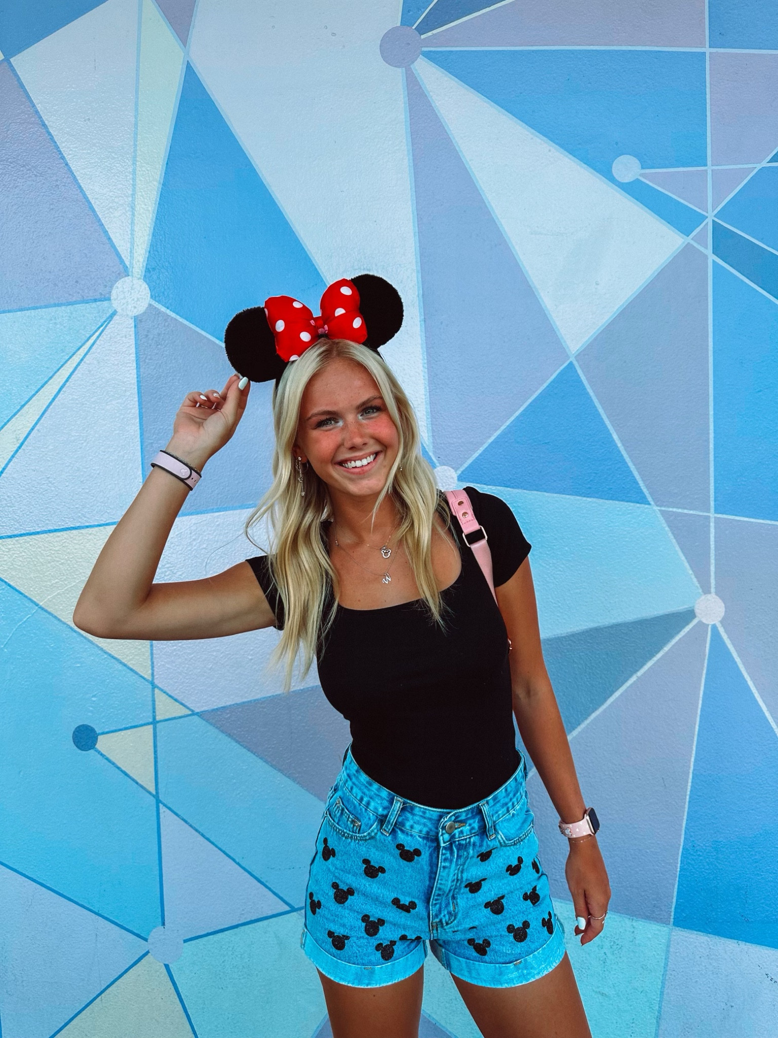 Disney Fit
I added the Mickey heads to the shorts myself with my cricket machine 
#disney #disneyfit #shein #sheinfit #mickeyears #sheinshorts #sheinbodysuit #disneyoutfit #cutedisneyfit #girlydisneyfit 

#LTKstyletip #LTKFind #LTKtravel