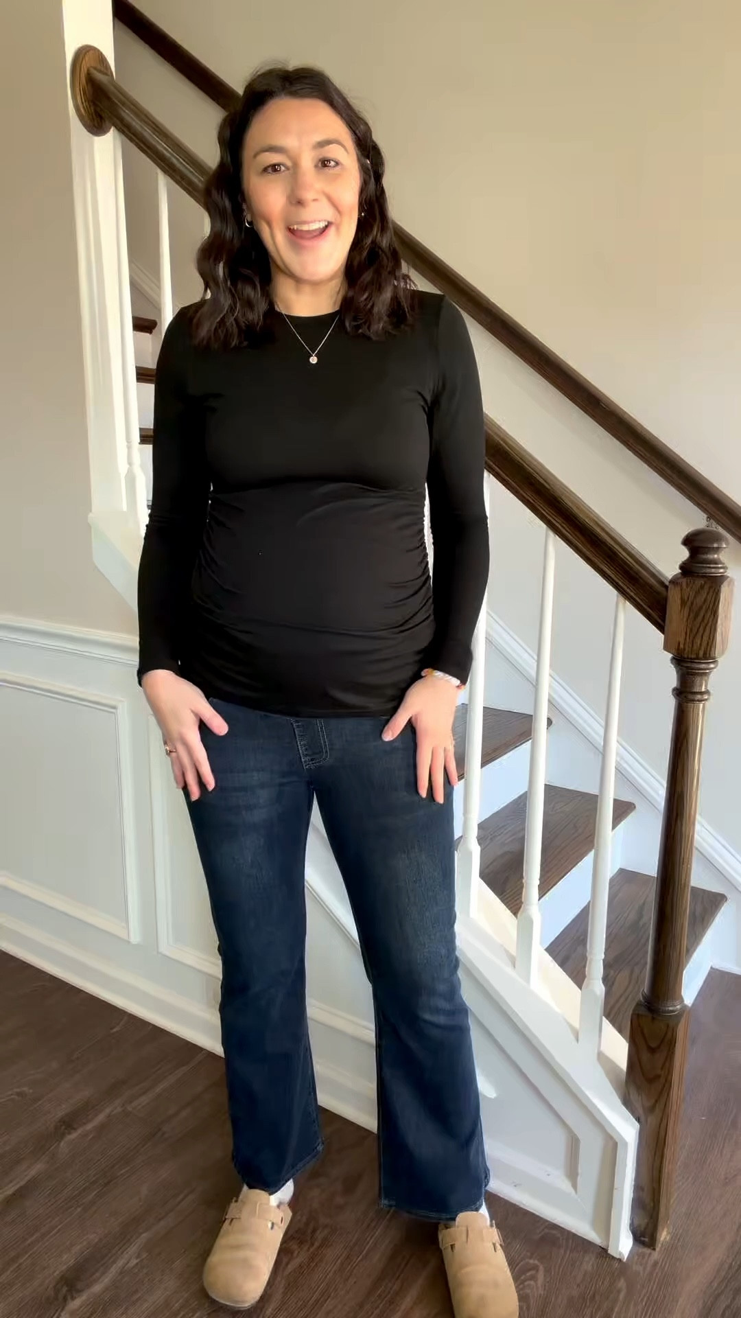 A detailed review of these Amazon maternity jeans!

I’m wearing a size medium (TTS for me) in the color Vintage Blue. They come in 5 different washes in sizes S-XXL. I think the bootcut is very flattering! They are a stretchy, pull on denim (no zippers or buttons) with functional pockets in the front and back! They have a full belly band which is very comfy, not itchy at all, and stays in place 🙌🏼 



#LTKBump #LTKTall #LTKFindsUnder50