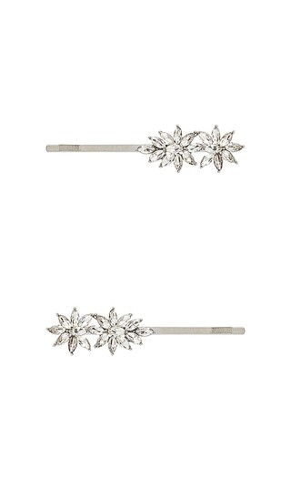 Victoria Hairclip in Silver | Revolve Clothing (Global)