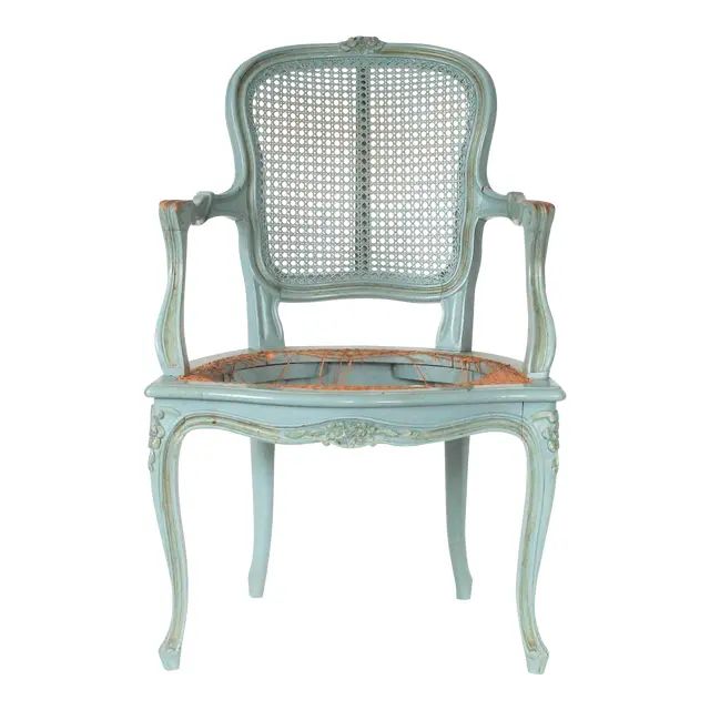 French Provincial Accent Chair | Chairish