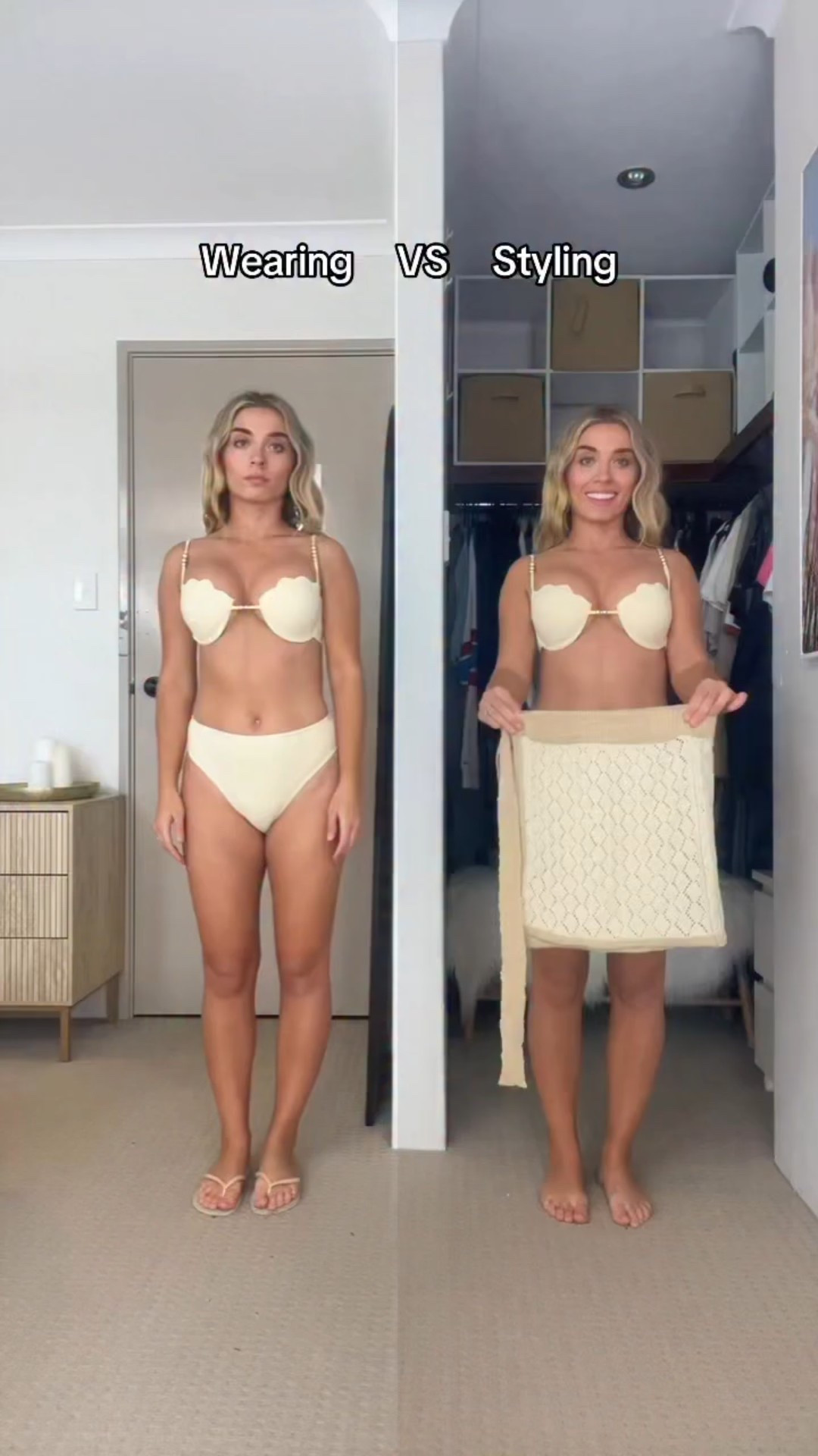 Fit 1:

-Bikini: This is the most flattering and comfortable bikini I’ve ever had! It’s so buttery soft! 
True to size I’m wearing XS 

-Cardigan: It’s quite thick and soft! Really nice and would be cute with denim shorts! 
I’m wearing a XS, fits true to size! 

-Skirt: also is a nice fit! Is nice with with the bikini on its own! I’m wearing a size XS


Fit 2:
-Swimsuit:  I’m wearing a size XS, it’s a little tight in length I wish I sized up! 

-Dress: so soft and stretchy! I’m wearing a size 6! True to size! 


Fit 3:
-Bikini: I LOVE this bikini, fits perfectly and looks cute as a bralet! I’m wearing a XS and is true to size, the skirt comes with the bikini which is SO cute!



#LTKswimwear #LTKaustralia #LTKstyletip