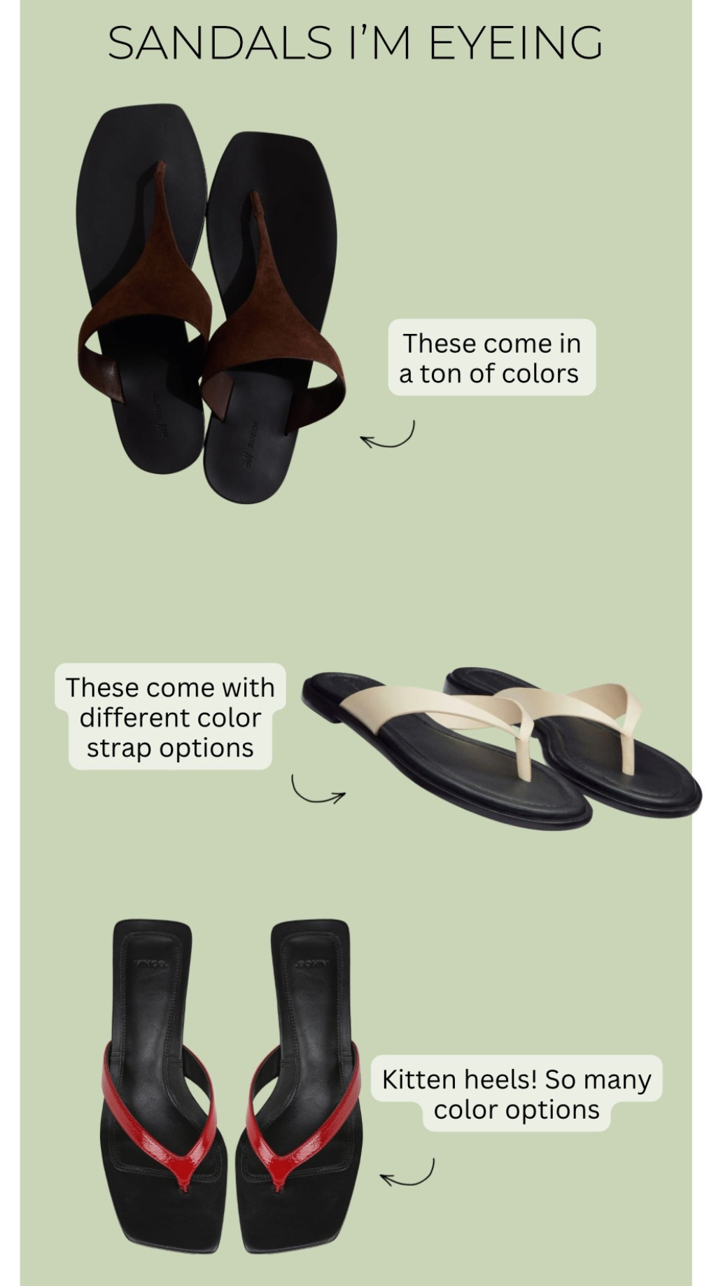Sandals that I’ve been eyeing!

#LTKgrwm #LTKootd #LTKSaleAlert