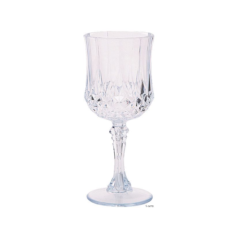 Patterned Plastic Wine Glasses - 12 Ct. | Oriental Trading Company