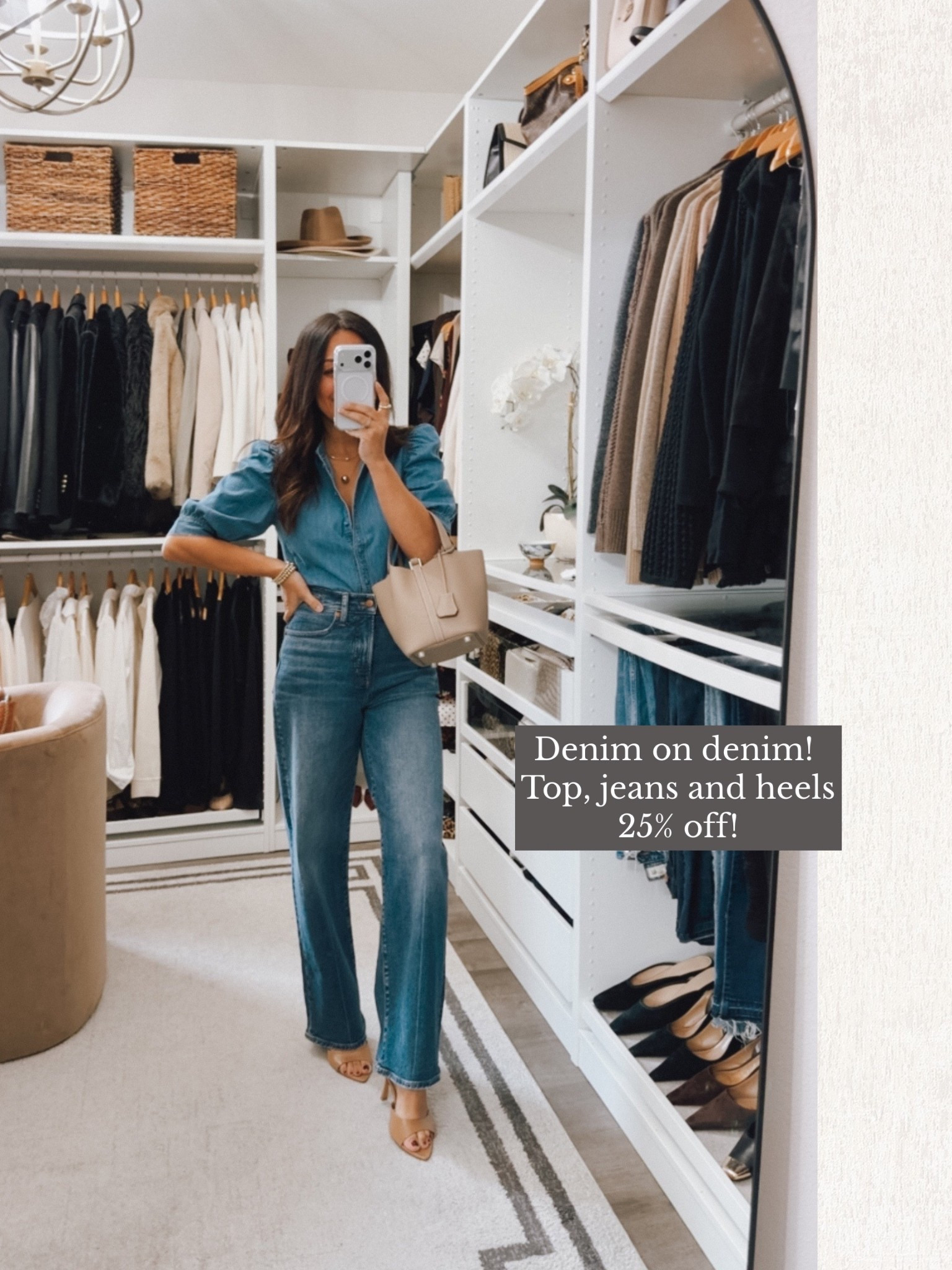 Love a good denim on denim look⭐️
Everything TTS 

#LTKSaleAlert #LTKOver40 #LTKootd