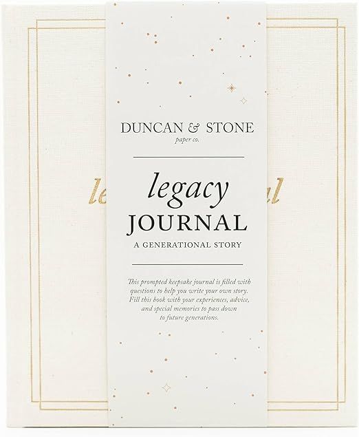 Grandparents Legacy Journal (Ivory, 85 Pages) by Duncan & Stone - Memory Journal for Grandparents... | Amazon (US)
