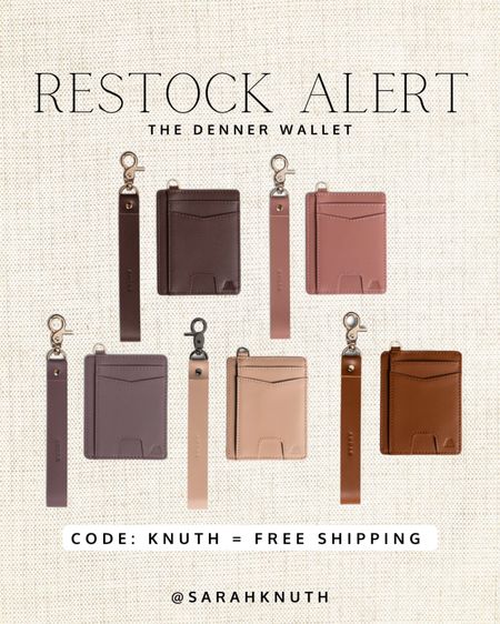 Code: KNUTH = free shipping

Wristlet, wallet, car holder 

#LTKtravel #LTKunder100 #LTKGiftGuide