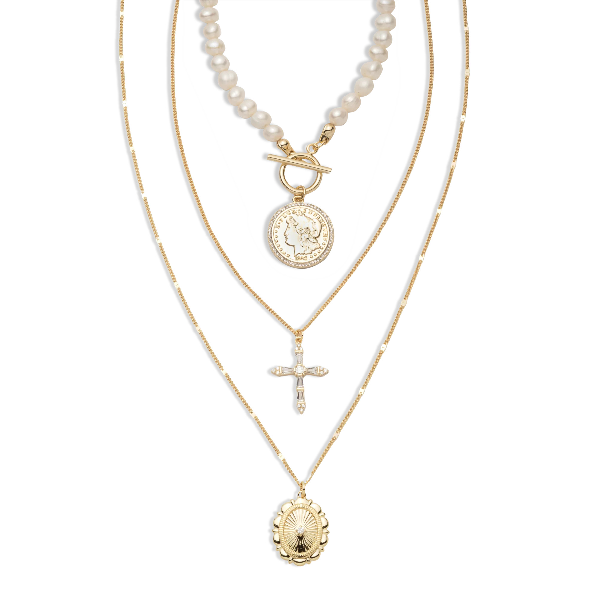 Amore Necklace Set of 3 | Electric Picks Jewelry