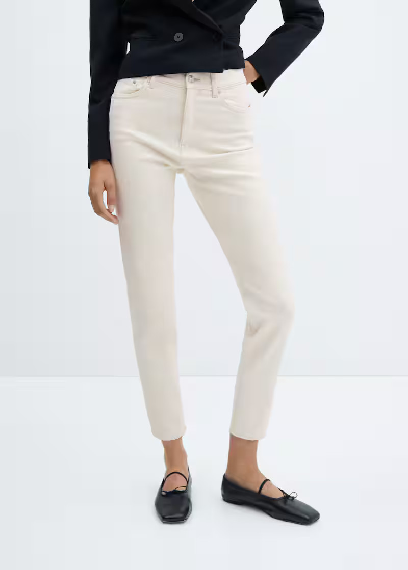 Mom comfort high-rise jeans -  Women | Mango USA | MANGO (US)