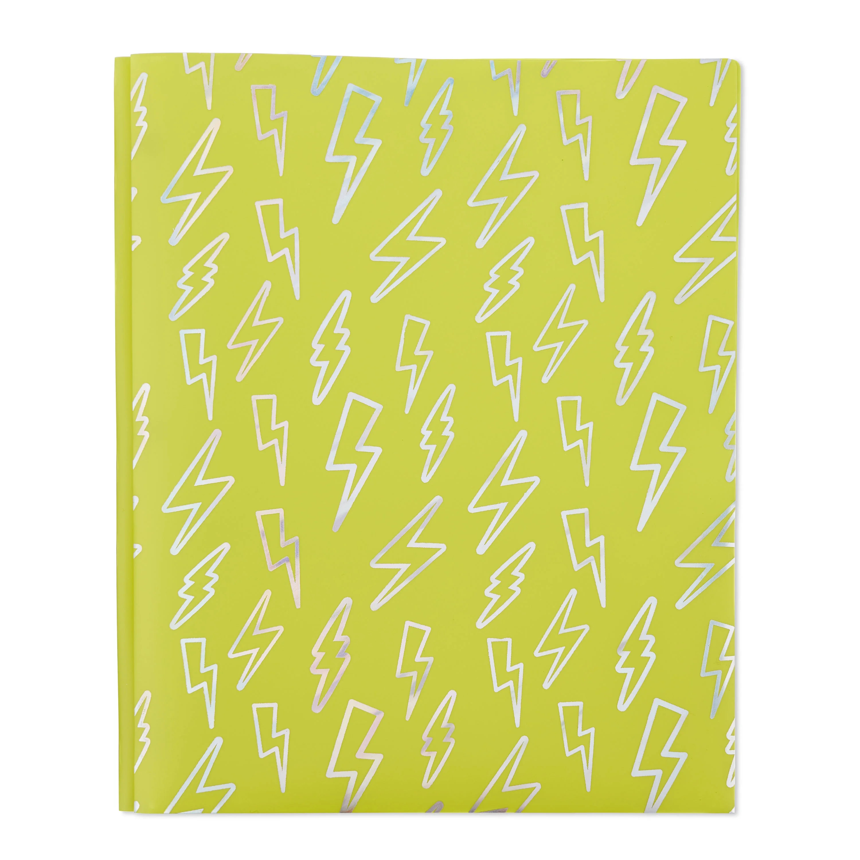 Pen+Gear 3-Prong Poly Folder, Green Lightning | Walmart (US)