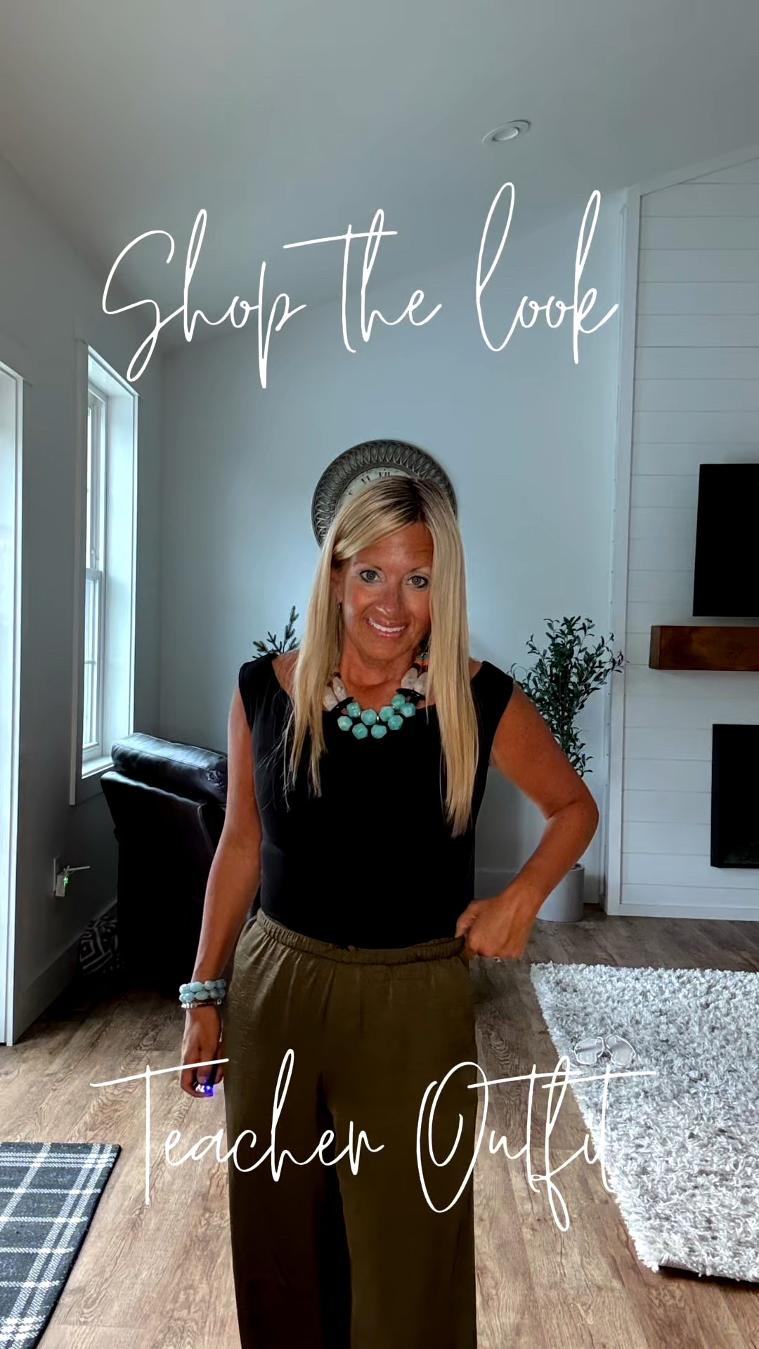 Teacher outfit Inspo👩‍🏫!   Run to grab these pants!  They are silky, soft, and sooo comfy!   As teachers we are up, down, and all around all day and you will want these in allll the colors!  Shop my complete look.  @TargetStyle@Express#ad 

#LTKFindsUnder50 #LTKWorkwear