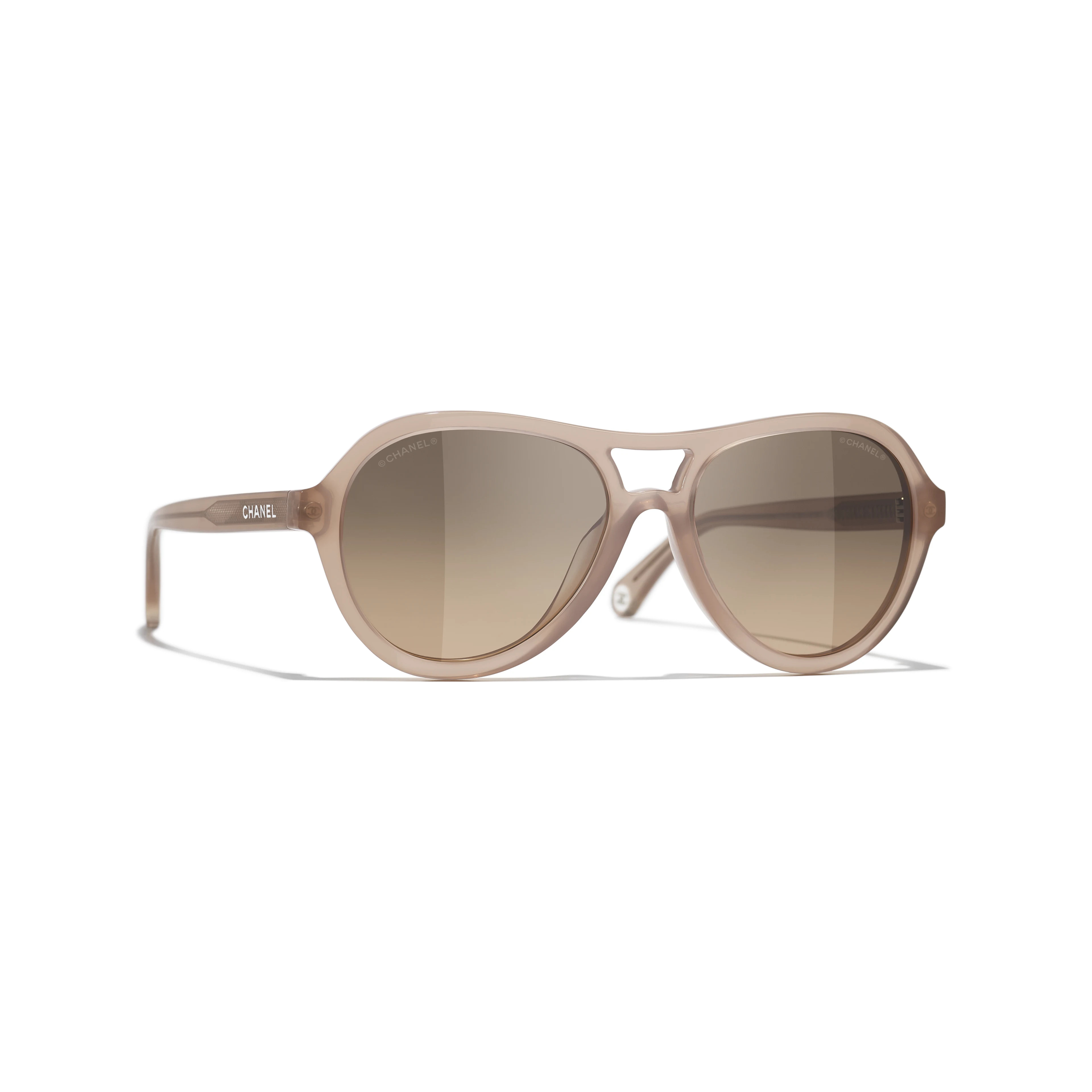CHANEL Sunglasses: Pilot Sunglasses, acetate — Fashion | CHANEL | Chanel, Inc. (US)