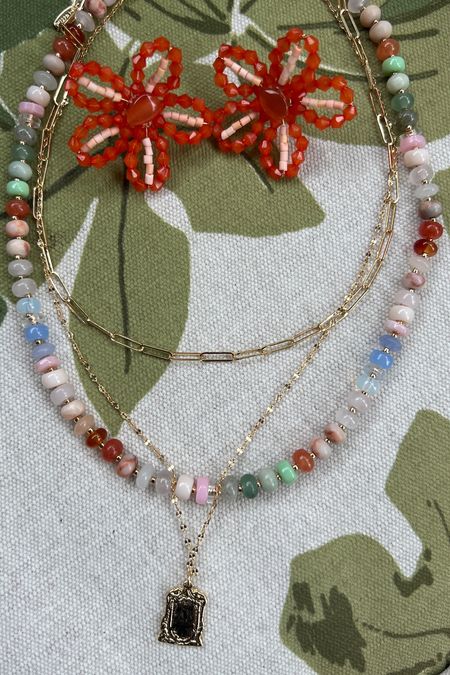 Colorful jewelry for summer outfits!! #meandmrjones 

#LTKSeasonal #LTKFindsUnder100 #LTKFindsUnder50