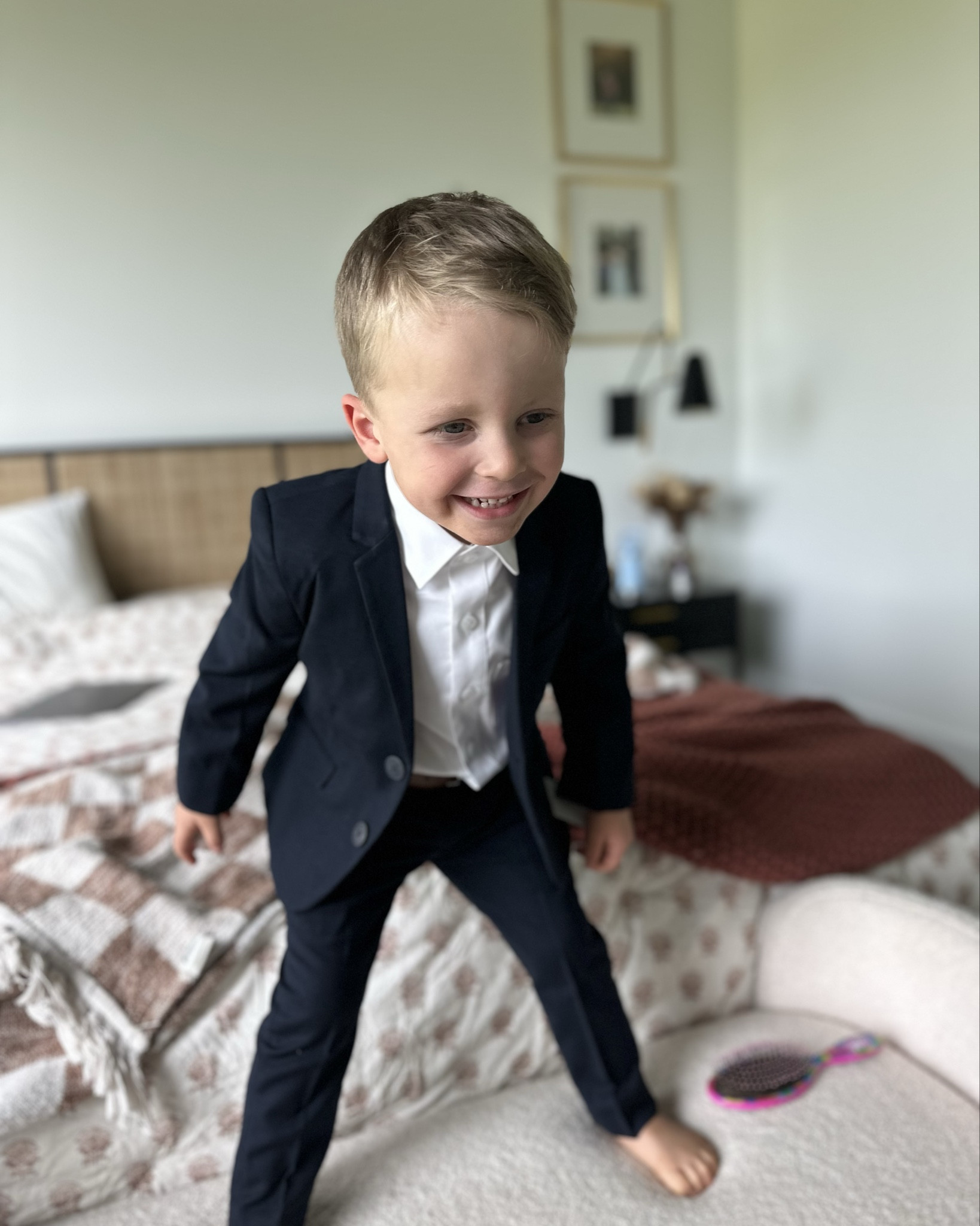 The perfect fitting boy’s suit! If you have weddings the Spring, or anytime of year, check these out! Fit true to size!

#LTKWedding #LTKKids