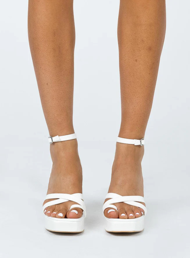 Caprice Heels White | Princess Polly US