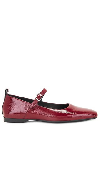Delia Flat in Dark Red | Revolve Clothing (Global)