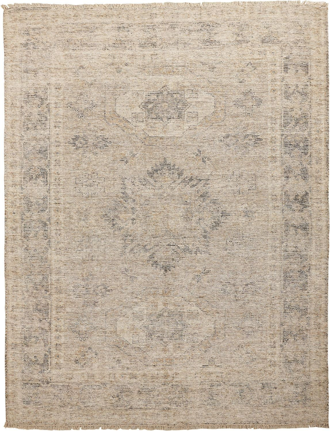 Ramey Hand Woven Tan and Gray Rug by BD Fine | Burke Decor