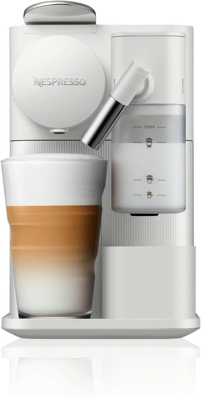 Nespresso Lattissima One Original Espresso Machine with Milk Frother by De'Longhi, Silky White | Amazon (US)