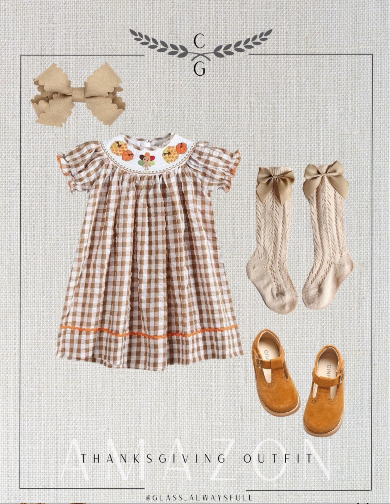 Amazon toddler girl thanksgiving outfit, amazon fall outfit, Amazon thanksgiving, Amazon fall outfit, toddler shoes, baby knee high socks, neutral bow, fall baby outfit. Callie Glass @glass_alwaysfull 

#LTKHoliday #LTKbaby #ltkseasonal #ltkseasonal #ltkkids #ltkbaby

Follow my shop @Glassalwaysfull on the @shop.LTK app to shop this post and get my exclusive app-only content!

#liketkit #LTKBaby #LTKSeasonal #LTKKids
@shop.ltk

#LTKBaby #LTKSeasonal #LTKKids