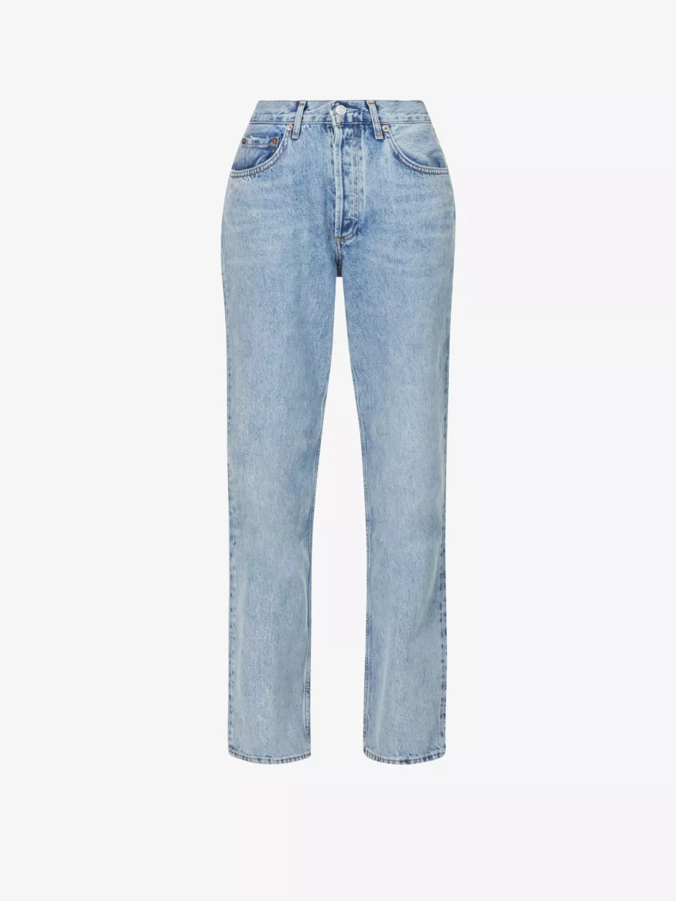 Lana straight-leg mid-rise organic-cotton denim jeans | Selfridges