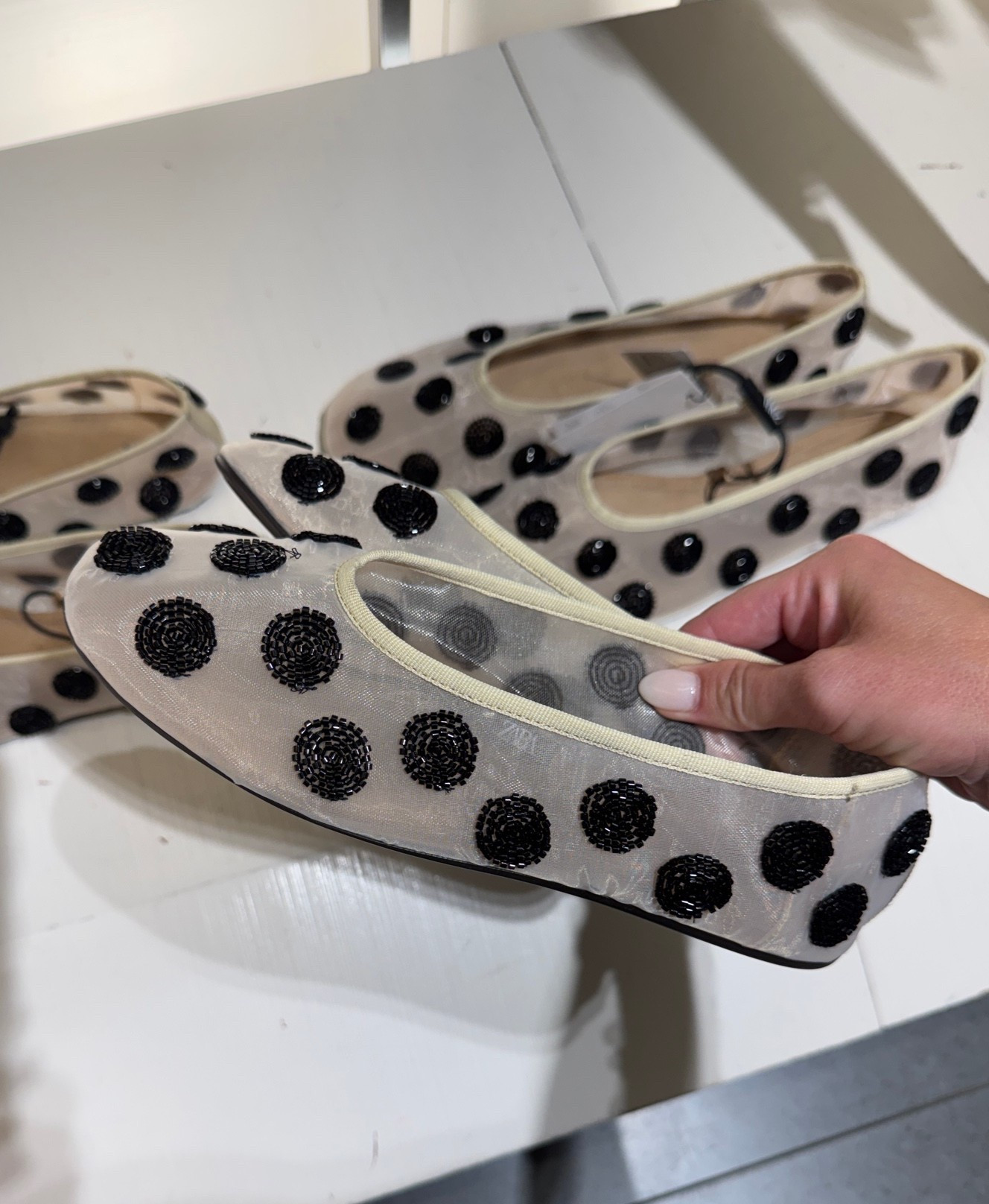Kinda love these mesh flats I saw at Zara - what do you think?!