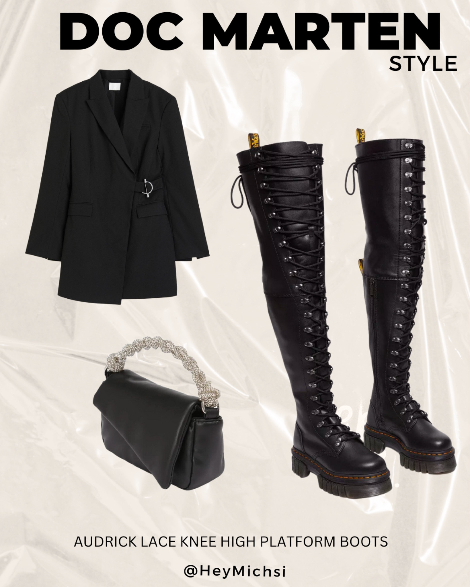Chic grunge look featuring #HM, Doc Martens, and Topshop

#LTKSeasonal #LTKHoliday #LTKstyletip