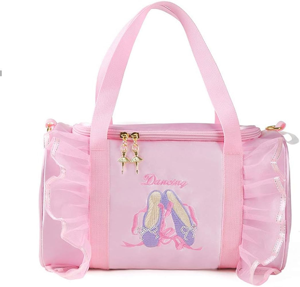 Girls Pink Dance Duffel Bag | Amazon (US)