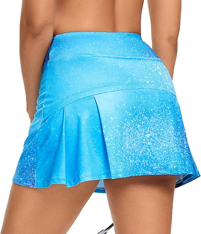 Ultrafun Women's Active Tennis Golf Skort Pleated Athletic Sports Running Skirt with Pockets and ... | Amazon (US)