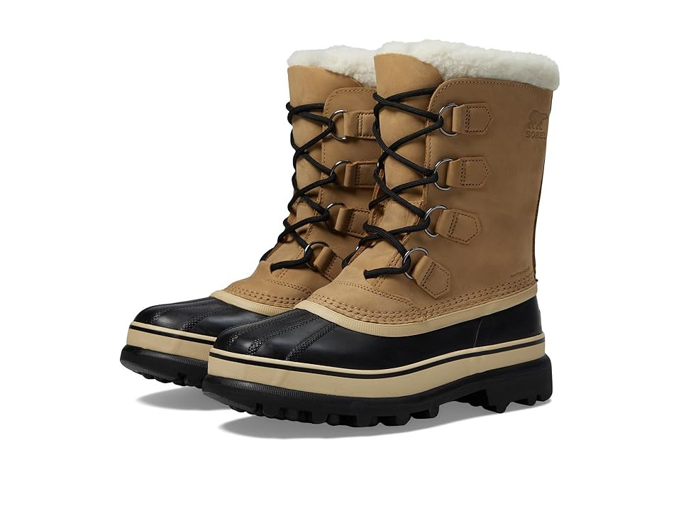 SOREL Cariboutm Women's Cold Weather Boots Buff : 8 B - Medium, Leather | Zappos