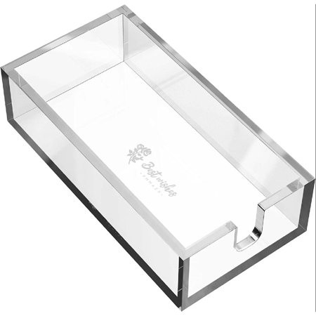 Acrylic Napkin Holder-Guest Towel Holder Tray for Bathroom Clear Napkin Holder Napkin Holders for Ki | Walmart (US)