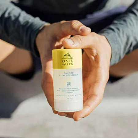 Oars + Alps Go Stick Clear Sunscreen and Sunblock with Jojoba Oil Water and Sweat Resistant Reef Saf | Walmart (US)
