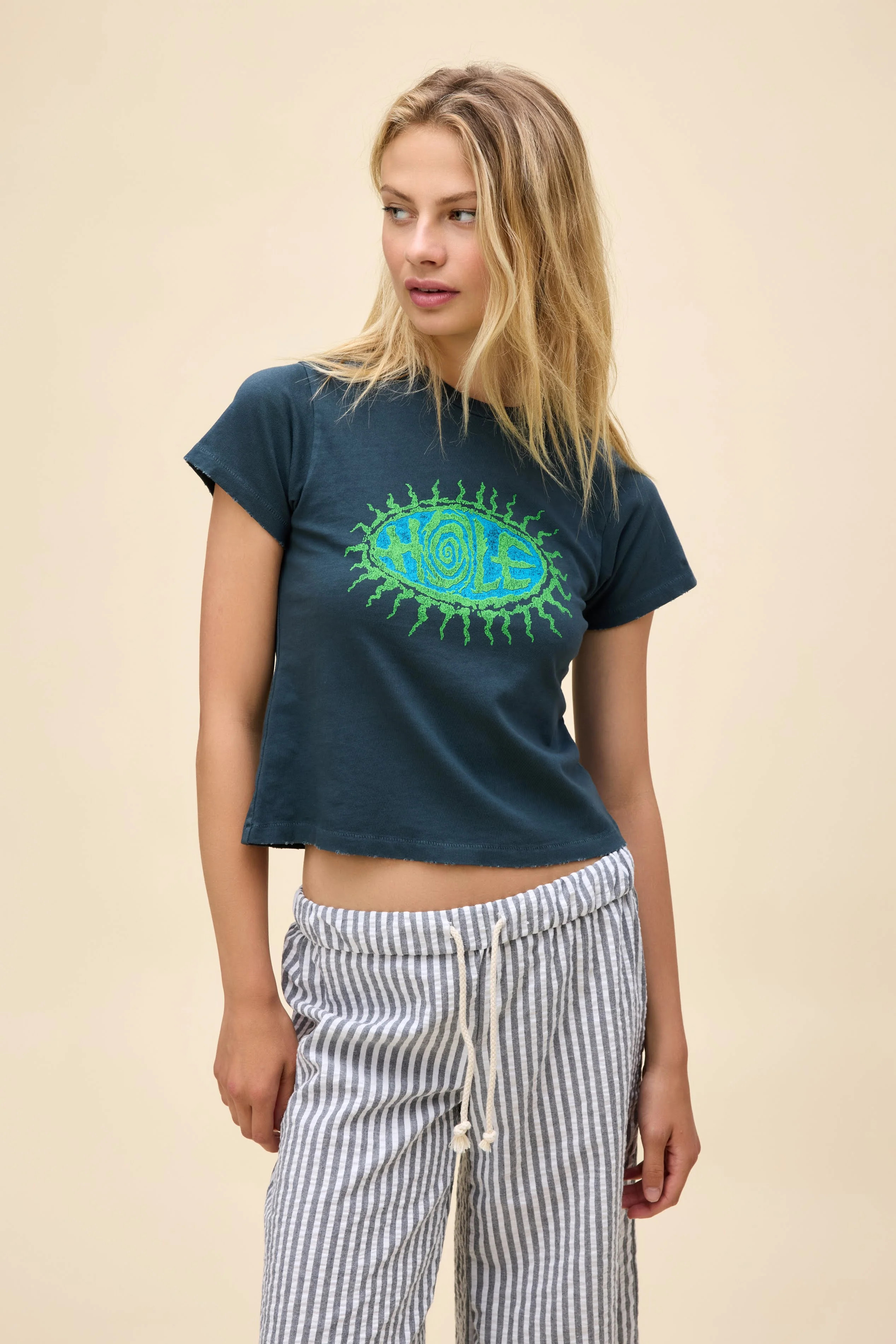 Hole Sun Logo Vintage Tee | Daydreamer