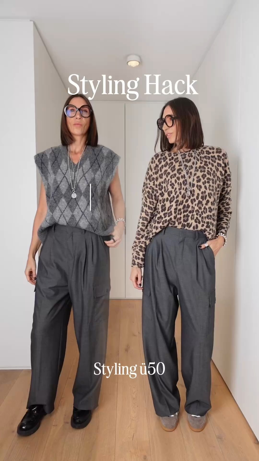 Wie ich Muster kombiniere? Ob Leo, Argyle Karo oder Stripes. Cool zum Minimal Style  

#LTKdeutschland #LTKü50 #LTKstyletip