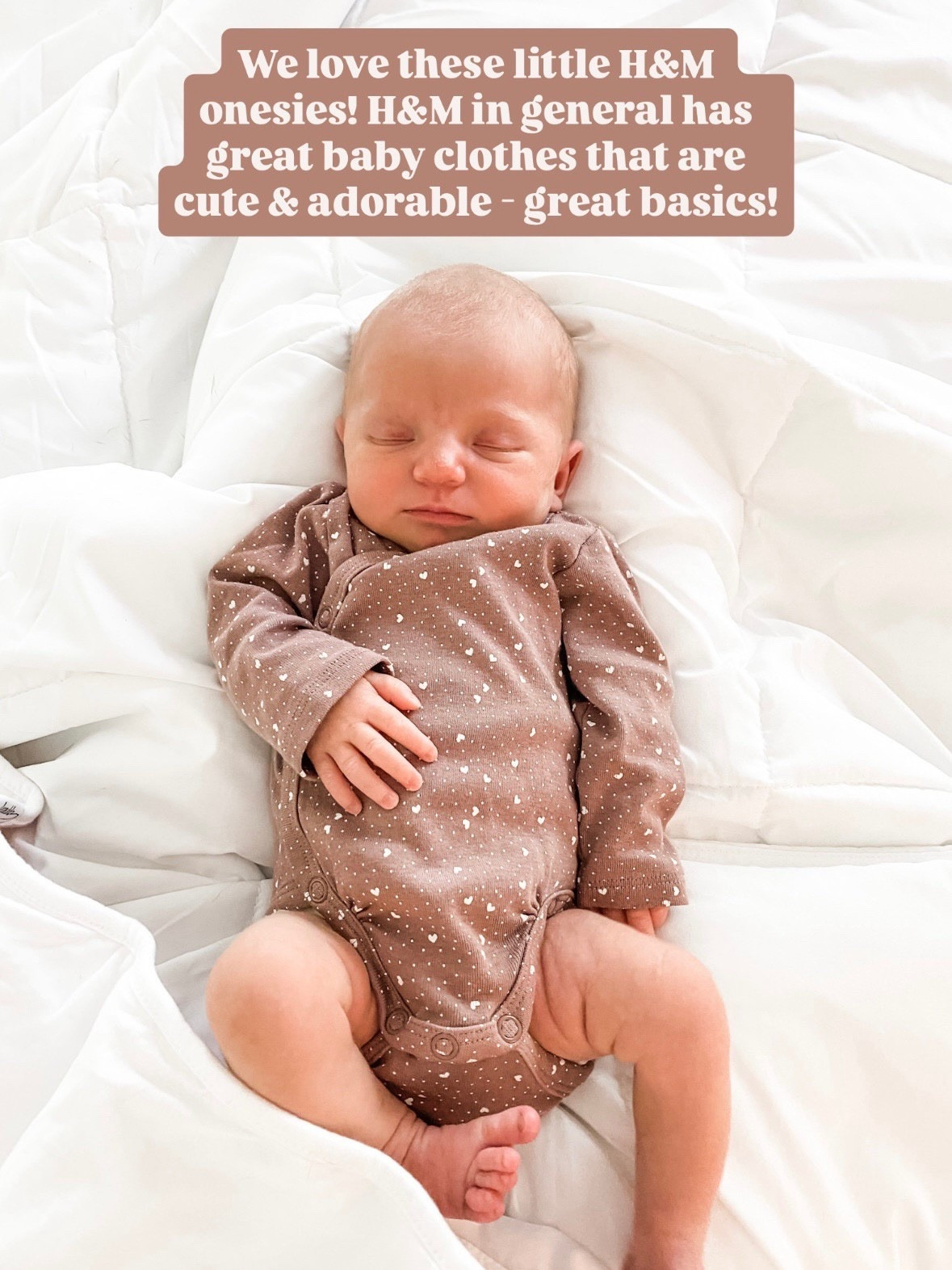 I already ordered more of these onesies from H&M for the baby! They can be ordered in a pack - perfect to stock up on! They come in so many cute patterns too!

Loverly Grey, H&M, baby onesies, baby clothes, baby, newborn 

#LTKBaby