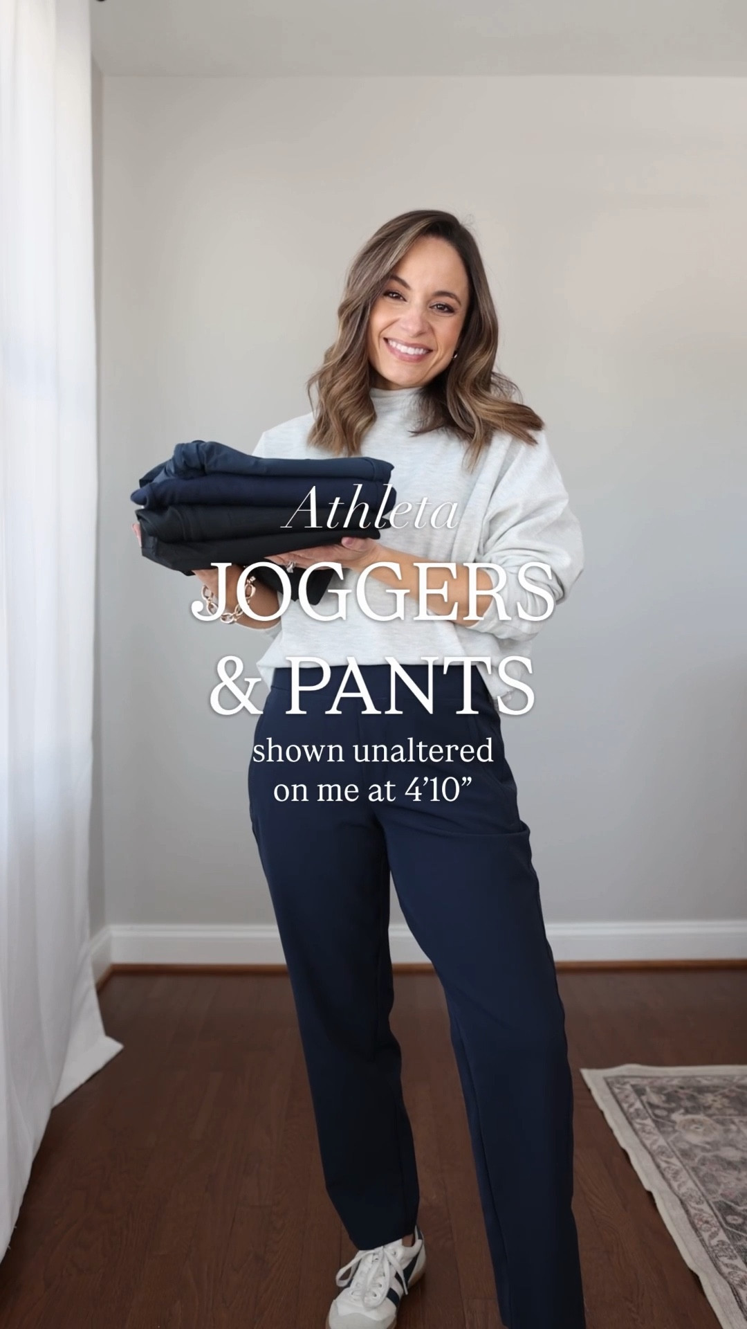 A comparison of a few of my favorite pants and joggers from Athleta! 

Endless Pants: petite 0 (a little oversized) 
Crosstrain Joggers: petite xxs 
Brooklyn joggers: petite 0 (a little oversized) 
Venice joggers: petite xxs
Coaster Luxe joggers: petite xxs 

White tank top: xs 
Gray dolman top: xxs 
White sweatshirt: xxs
Gray sweatshirt: xxs 
Navy sweatshirt: xxs 

My measurements for reference: I’m 4’10” and 105lbs. My bust, waist, and hip measurement is 32”, 24”, and 36”.


#LTKTravel #LTKPetite