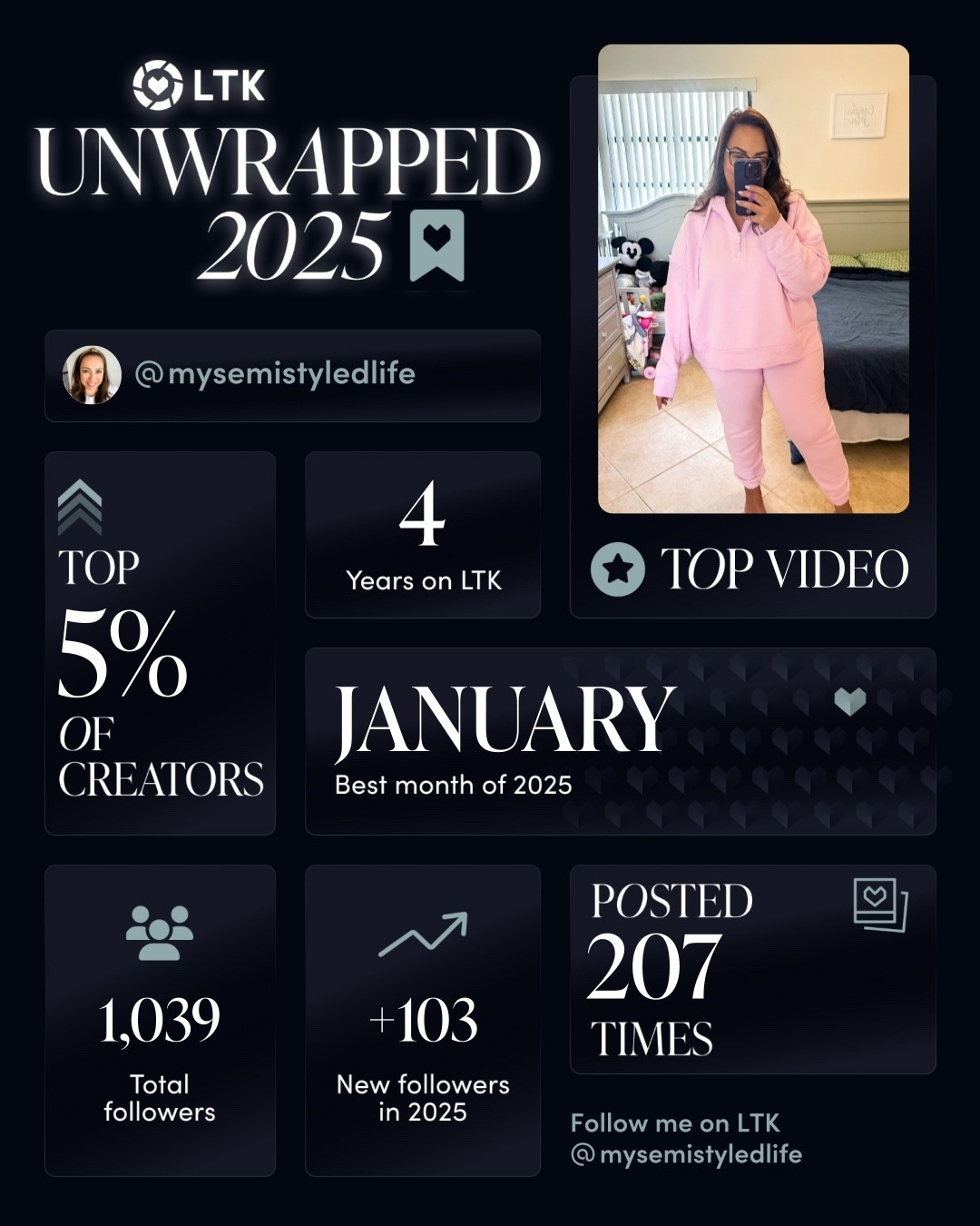 2025 - what a great year! Thanks for everyone who follows along, shops my links & supports this fun little project of mine 🫶🏼 let’s do it again in 2026!