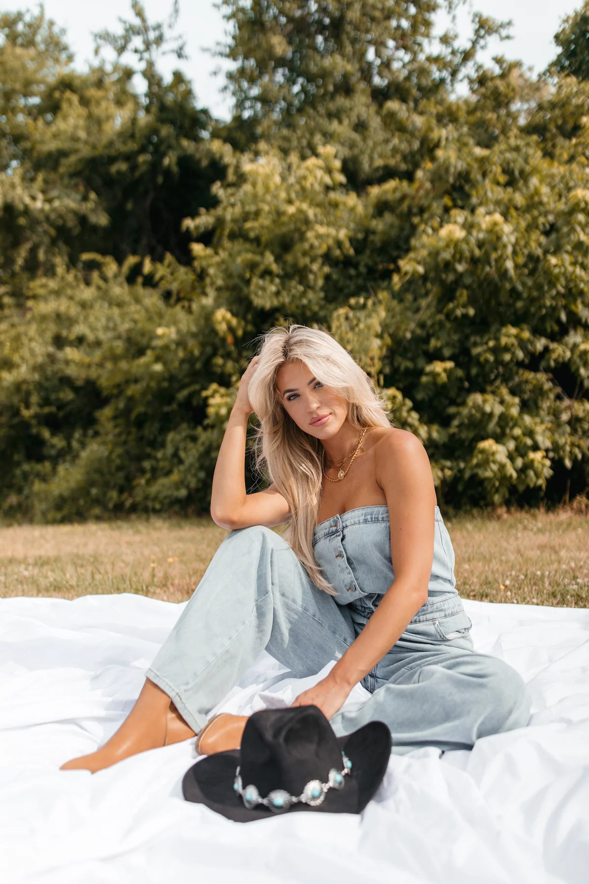 RESTOCK - Penelope Strapless Jumpsuit | The Post